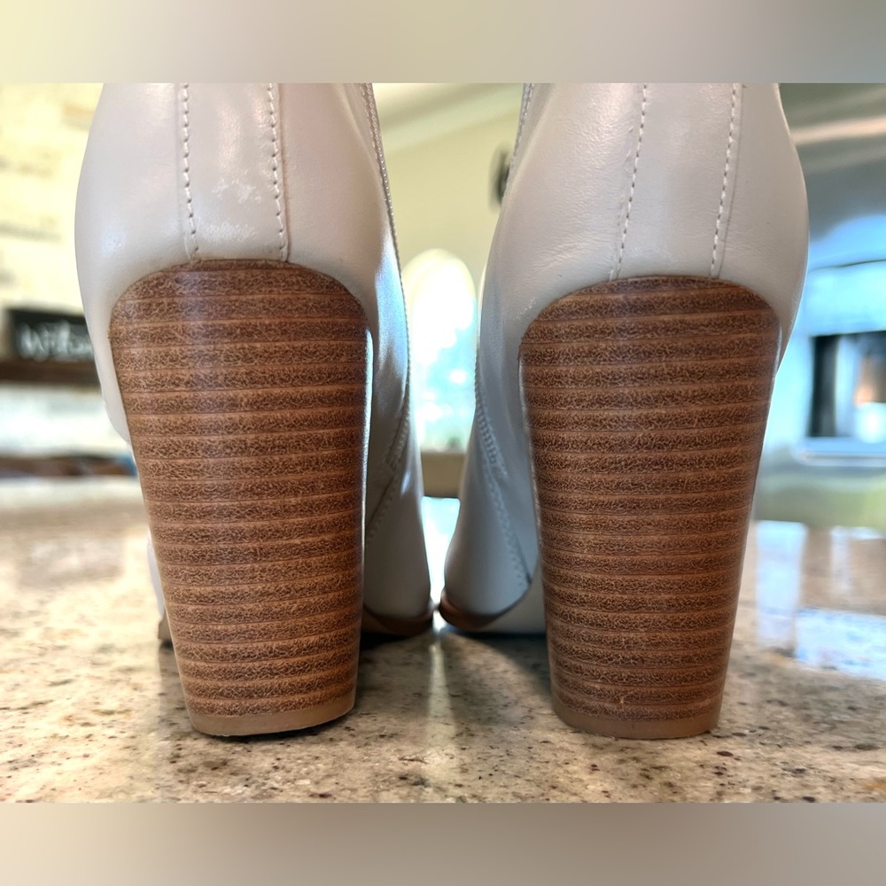 Steve Madden “Liz” Heeled Ankle Boots with Woven Accent - Picture 6 of 12